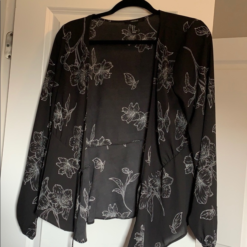Floral forever 21 top